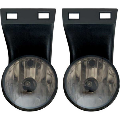 Restyling Ideas Smoked Replacement Fog Lights 94-02 Dodge Ram - Click Image to Close